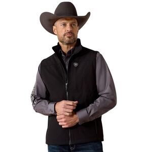 Logo 2.0 Softshell Vest in Black | Size M